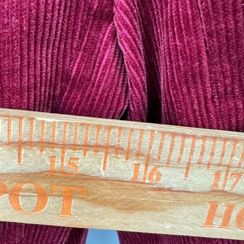 JOIE 2 Markina red corduroy double breast woman modern preppy structured blazer - Picture 7 of 11